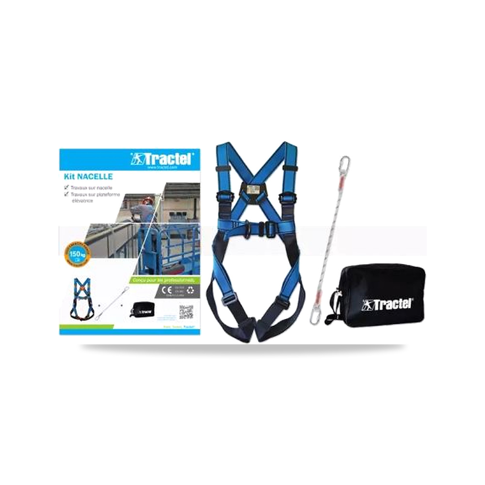 صورة منتج جهاز وحزام أمان لمنع السقوط من المرتفعات (Fall Arrest) 1.5 متر Tractel موديل 72552 – السعة 150kg – المقاس M - كود الصنف reemco-2027-0105879 - ماركة يباع من خلال reemco - توريد وتصوير حصري لشركة ريمكو القابضة السعودية