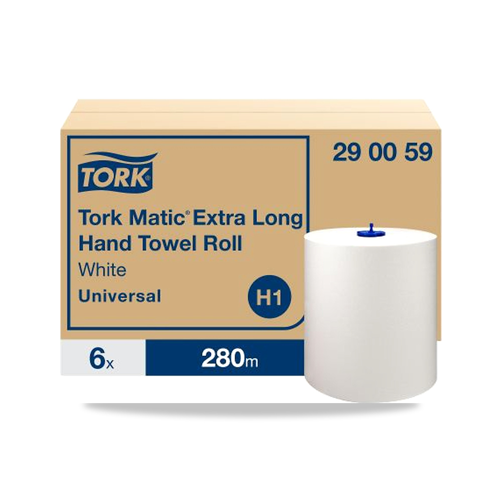 صورة منتج مناديل رول حمام وورق تواليت وتنشيف أبيض 210 مم 280 متر Tork موديل 290059 – 280 m x 210 مم - كود الصنف reemco-2027-0109979 - ماركة يباع من خلال reemco - توريد وتصوير حصري لشركة ريمكو القابضة السعودية