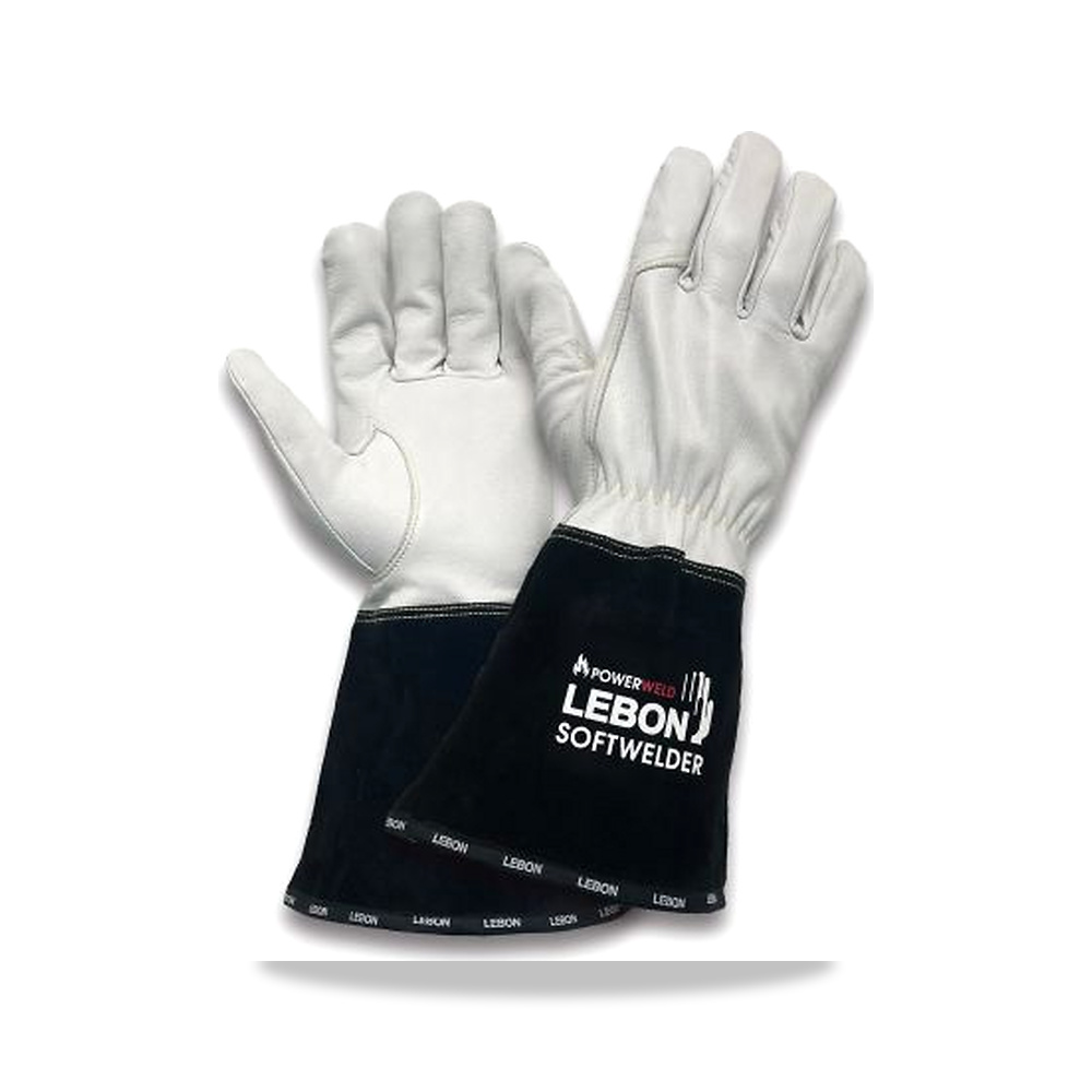 صورة منتج ماكينات اللحام ومعدات الورش أسود أبيض Lebon Protection موديل SOFTWELDER/10 – نوع الخامة Para Aramid, Leather – اللون Black, White - كود الصنف reemco-2027-0114582 - ماركة يباع من خلال reemco - توريد وتصوير حصري لشركة ريمكو القابضة السعودية