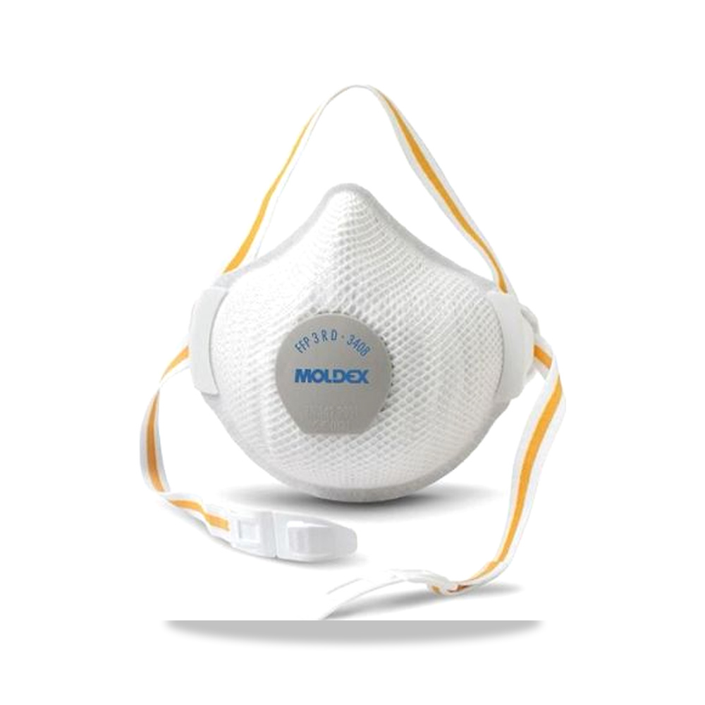 صورة منتج قناع وكمامة وقاية تنفسية أصفر أبيض Moldex موديل 340801 – اللون Yellow, White – المقاس One Size - كود الصنف reemco-2027-0116433 - ماركة يباع من خلال reemco - توريد وتصوير حصري لشركة ريمكو القابضة السعودية