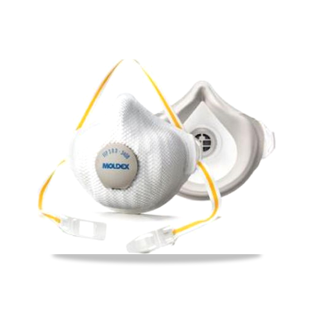 صورة منتج قناع وكمامة وقاية تنفسية أصفر أبيض Moldex موديل 340815 – اللون Yellow, White – المقاس One Size - كود الصنف reemco-2027-0116434 - ماركة يباع من خلال reemco - توريد وتصوير حصري لشركة ريمكو القابضة السعودية