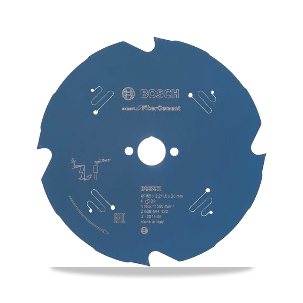 صورة منتج منشار دائري كهربائي شفرة وسلاح قطع 165 مم Bosch موديل 2608644122 – 20 مم – نوع الخامة Polycrystalline Diamond - كود الصنف reemco-2027-0159799 - ماركة يباع من خلال reemco - توريد وتصوير حصري لشركة ريمكو القابضة السعودية