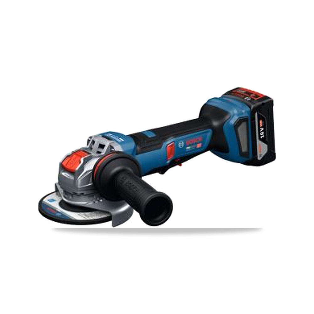 صورة منتج صاروخ جلخ وقص زاوية بدون فحمات (Brushless) 125 مم Bosch موديل 0.601.9N4.400 – 18 فولت – 22.23 مم - كود الصنف reemco-2027-0167021 - ماركة يباع من خلال reemco - توريد وتصوير حصري لشركة ريمكو القابضة السعودية
