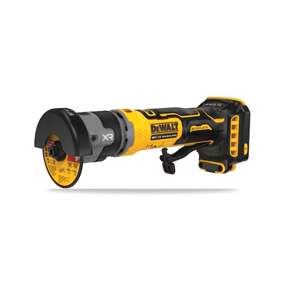 صورة منتج صاروخ جلخ وقص زاوية بدون فحمات (Brushless) لاسلكي 76 مم DeWALT موديل DCG430N-XJ – 18 فولت – المقاس M10 - كود الصنف reemco-2027-0170222 - ماركة يباع من خلال reemco - توريد وتصوير حصري لشركة ريمكو القابضة السعودية