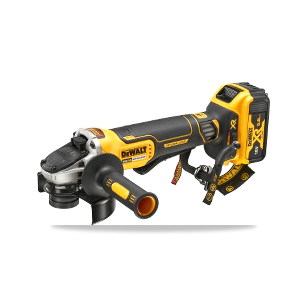 صورة منتج صاروخ جلخ وقص زاوية بدون فحمات (Brushless) 5 أمبير ساعة 18 فولت DeWALT موديل DCG406P2LRT-QW - كود الصنف reemco-2027-0173818 - ماركة يباع من خلال reemco - توريد وتصوير حصري لشركة ريمكو القابضة السعودية