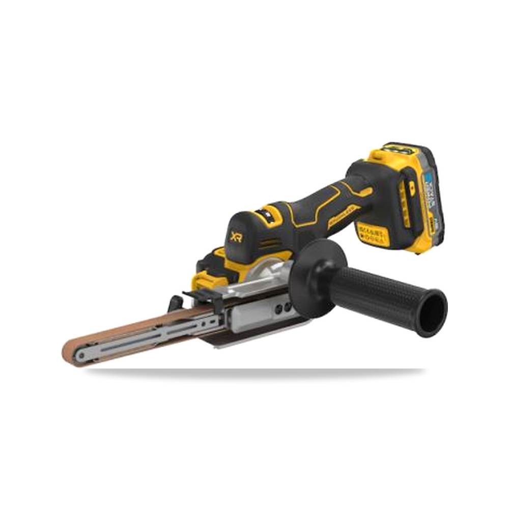 صورة منتج ماكينة صنفرة شريطية لاسلكي DeWALT موديل DCM200E2T-GB - كود الصنف reemco-2027-0173848 - ماركة يباع من خلال reemco - توريد وتصوير حصري لشركة ريمكو القابضة السعودية