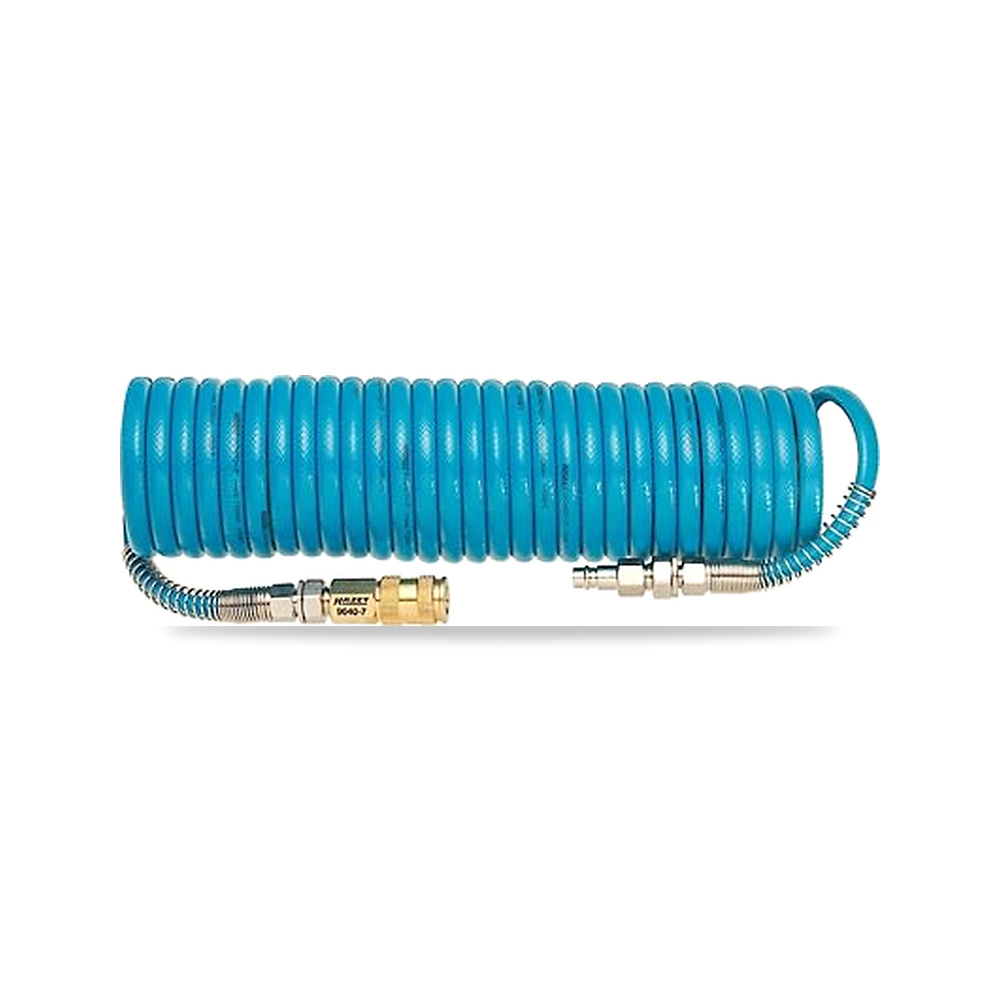 صورة منتج خرطوم مرن أزرق خرطوم مرن 7.62 متر 6.35 مم HAZET موديل 9040-7 – نوع الخامة Polyurethane – الطول 7.62m - كود الصنف reemco-2027-0187189 - ماركة يباع من خلال reemco - توريد وتصوير حصري لشركة ريمكو القابضة السعودية