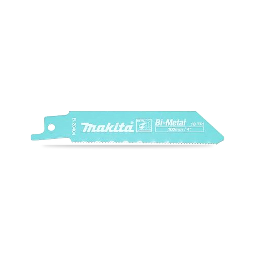 صورة منتج منشار ترددي (منشار سيف) شفرة وسلاح قطع 100 مم 80 مم Makita موديل B-20404 – نوع الخامة Bi-Metal - كود الصنف reemco-2027-0220125 - ماركة يباع من خلال reemco - توريد وتصوير حصري لشركة ريمكو القابضة السعودية