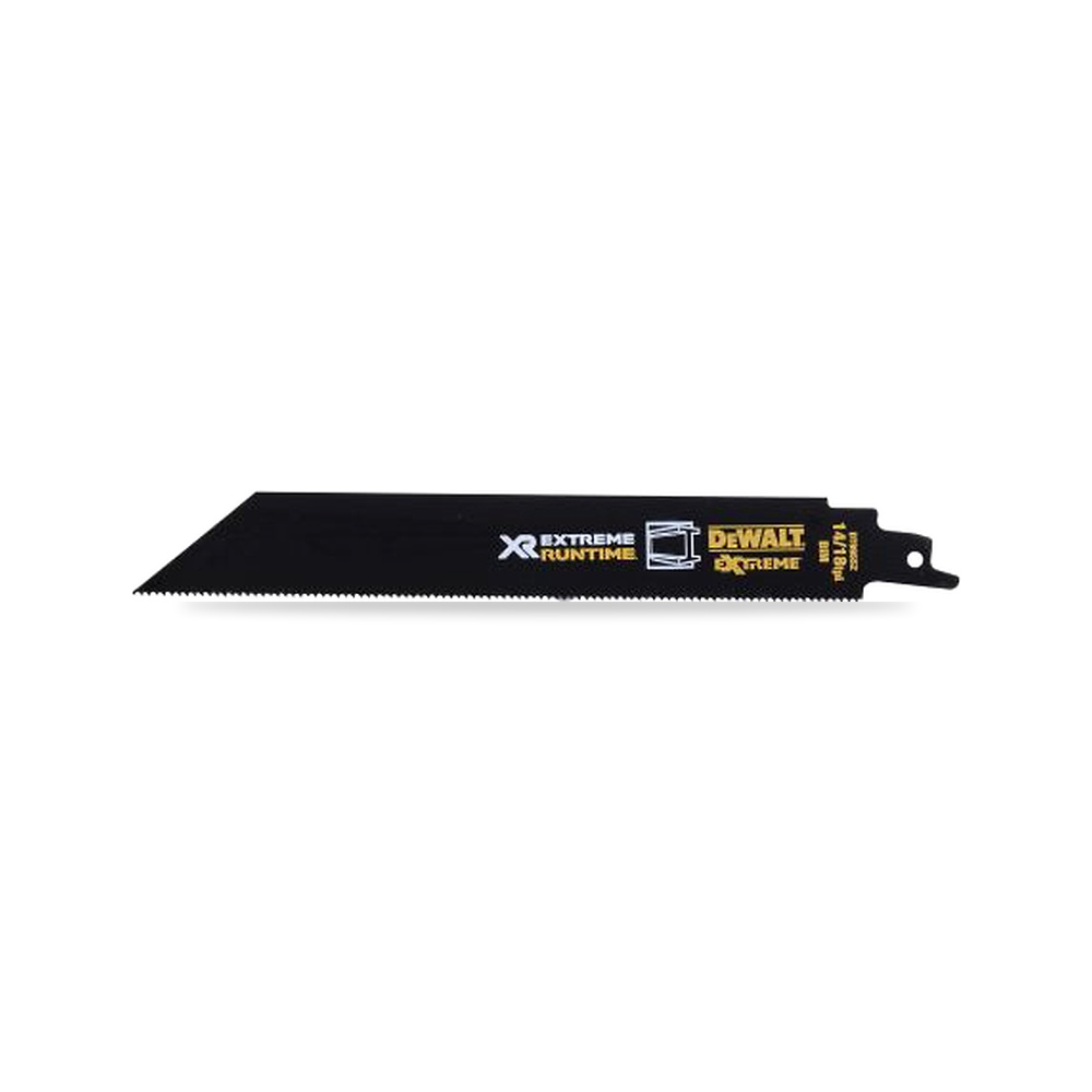 صورة منتج منشار ترددي (منشار سيف) شفرة وسلاح قطع 203 مم DeWALT موديل DT99552-QZ – نوع الخامة Bi-Metal – نوع الخامة M42 High-Speed Steel - كود الصنف reemco-2027-0226076 - ماركة يباع من خلال reemco - توريد وتصوير حصري لشركة ريمكو القابضة السعودية