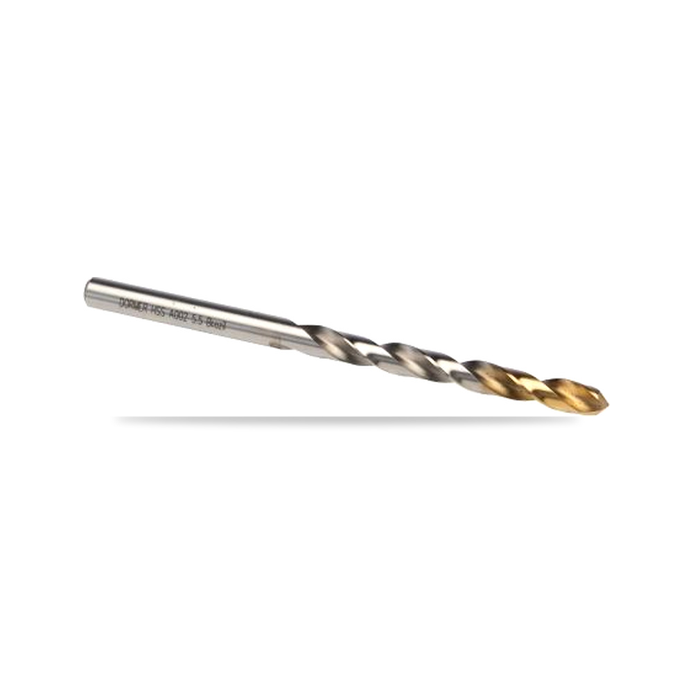 صورة منتج ريشة وبنطة ثقب 93 مم 5.5 مم Dormer موديل A002S5.5 – نوع الخامة High Speed Steel Tin – التشطيب السطحي Titanium Nitride - كود الصنف reemco-2027-0226141 - ماركة يباع من خلال reemco - توريد وتصوير حصري لشركة ريمكو القابضة السعودية