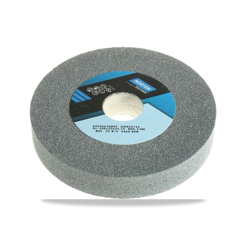 صورة منتج حجر وقرص جلخ ألومنيوم عجلة حركة 150 مم Norton موديل 69936638084 – نوع الخامة Aluminium Oxide – 31.75 مم - كود الصنف reemco-2027-0227182 - ماركة يباع من خلال reemco - توريد وتصوير حصري لشركة ريمكو القابضة السعودية