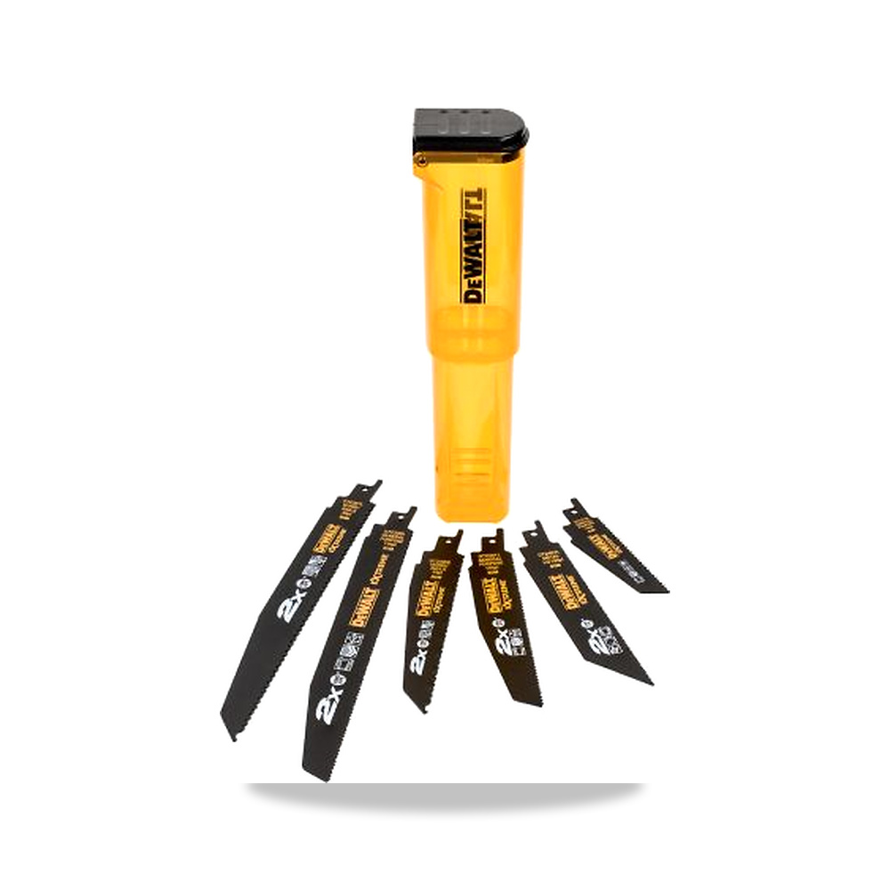 صورة منتج منشار ترددي (منشار سيف) خشب شفرة وسلاح قطع DeWALT موديل DT2440L-qz – نوع الخامة High Speed Steel - كود الصنف reemco-2027-0227557 - ماركة يباع من خلال reemco - توريد وتصوير حصري لشركة ريمكو القابضة السعودية