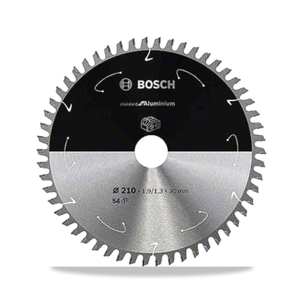 صورة منتج منشار دائري كهربائي ألومنيوم نحاس 210 مم Bosch موديل 2608837773 – 30 مم – نوع الخامة Tungsten Carbide - كود الصنف reemco-2027-0231761 - ماركة يباع من خلال reemco - توريد وتصوير حصري لشركة ريمكو القابضة السعودية