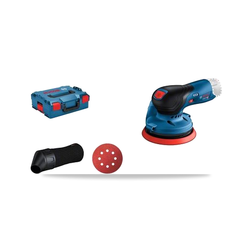 صورة منتج ماكينة صنفرة ترددية مدارية لاسلكي بدون فحمات (Brushless) 12 فولت 18 فولت 125 مم 2.5 مم Bosch موديل 0601372100 - كود الصنف reemco-2027-0232561 - ماركة يباع من خلال reemco - توريد وتصوير حصري لشركة ريمكو القابضة السعودية