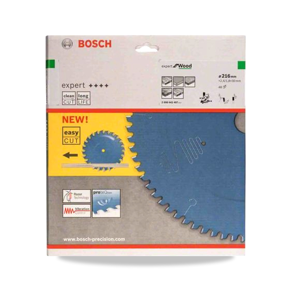 صورة منتج منشار دائري كهربائي خشب شفرة وسلاح قطع 216 مم Bosch موديل 2608642497 – 30 مم – نوع الخامة Tungsten Carbide - كود الصنف reemco-2027-0235978 - ماركة يباع من خلال reemco - توريد وتصوير حصري لشركة ريمكو القابضة السعودية