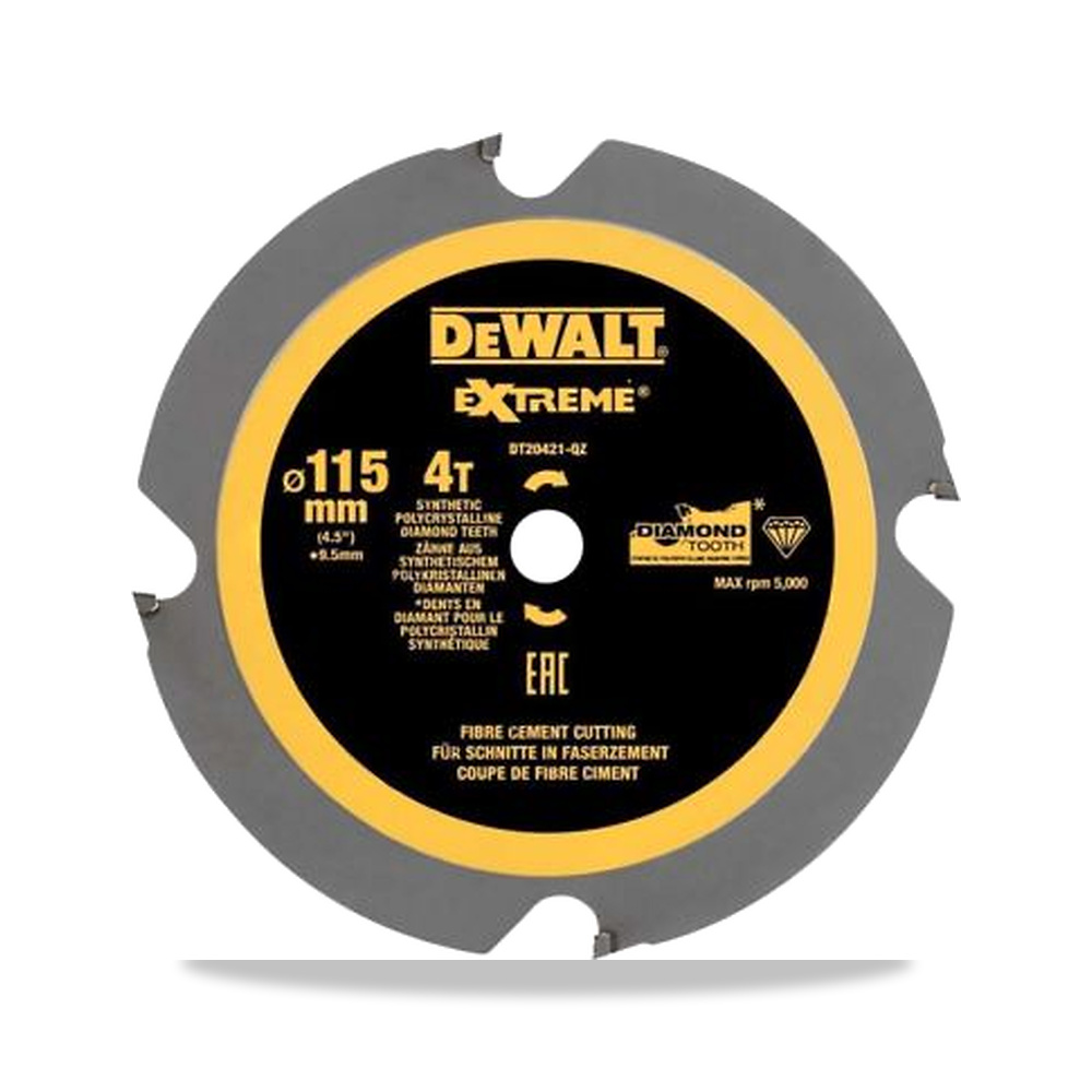 صورة منتج منشار دائري كهربائي خشب شفرة وسلاح قطع 115 مم DeWALT موديل DT20421-QZ – 9.5 مم – نوع الخامة Tungsten Carbide - كود الصنف reemco-2027-0240154 - ماركة يباع من خلال reemco - توريد وتصوير حصري لشركة ريمكو القابضة السعودية
