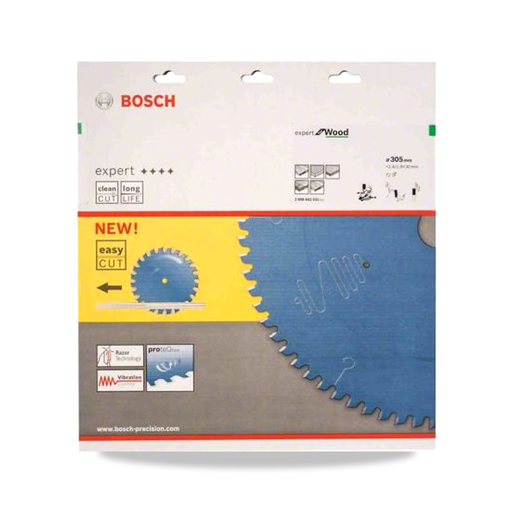 صورة منتج منشار دائري كهربائي خشب شفرة وسلاح قطع 305 مم Bosch موديل 2608642531 – 30 مم – نوع الخامة Tungsten Carbide - كود الصنف reemco-2027-0242779 - ماركة يباع من خلال reemco - توريد وتصوير حصري لشركة ريمكو القابضة السعودية