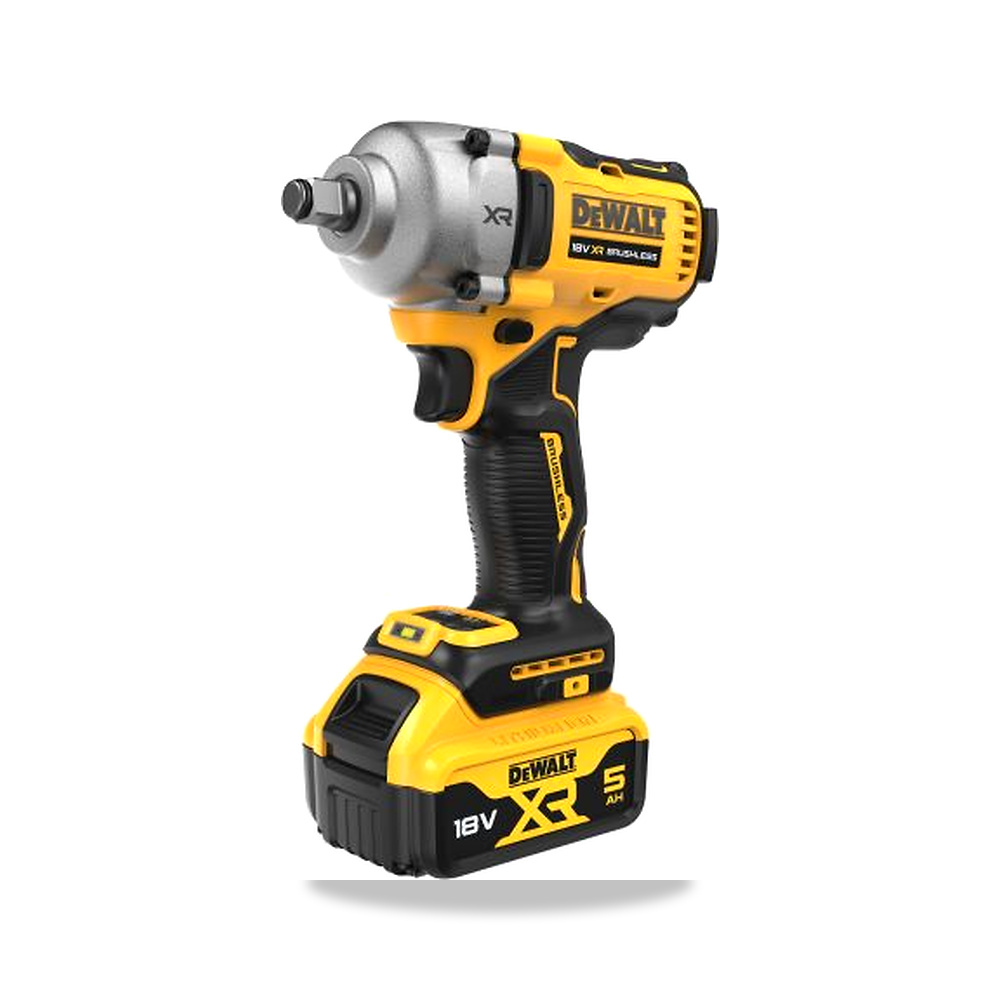 صورة منتج مفتاح ربط صدمي (Impact Wrench) لاسلكي بدون فحمات (Brushless) 18 فولت 5 أمبير ساعة 2 بوصة DeWALT موديل DCF891P2T-QW - كود الصنف reemco-2027-0251425 - ماركة يباع من خلال reemco - توريد وتصوير حصري لشركة ريمكو القابضة السعودية
