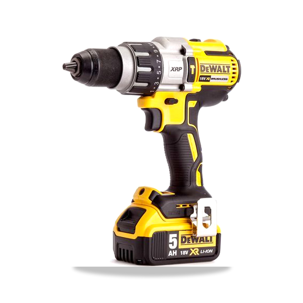 صورة منتج مثقاب دريل دقاق لاسلكي بدون فحمات (Brushless) 18 فولت 13 مم DeWALT موديل DCD996P2-QW – سعة البطارية 5Ah – 213 مم - كود الصنف reemco-2027-0251436 - ماركة يباع من خلال reemco - توريد وتصوير حصري لشركة ريمكو القابضة السعودية