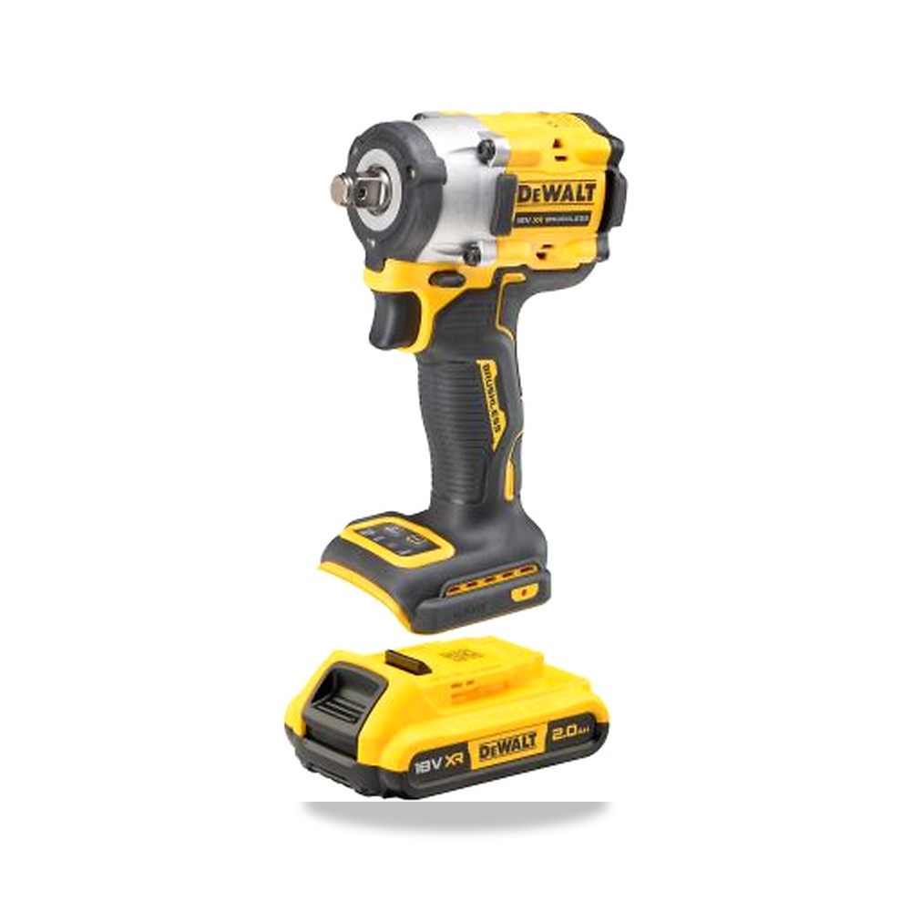 صورة منتج مفتاح ربط صدمي (Impact Wrench) لاسلكي بدون فحمات (Brushless) 18 فولت 500 واط 0.5 بوصة DeWALT موديل DCF921D2T-QW - كود الصنف reemco-2027-0251439 - ماركة يباع من خلال reemco - توريد وتصوير حصري لشركة ريمكو القابضة السعودية