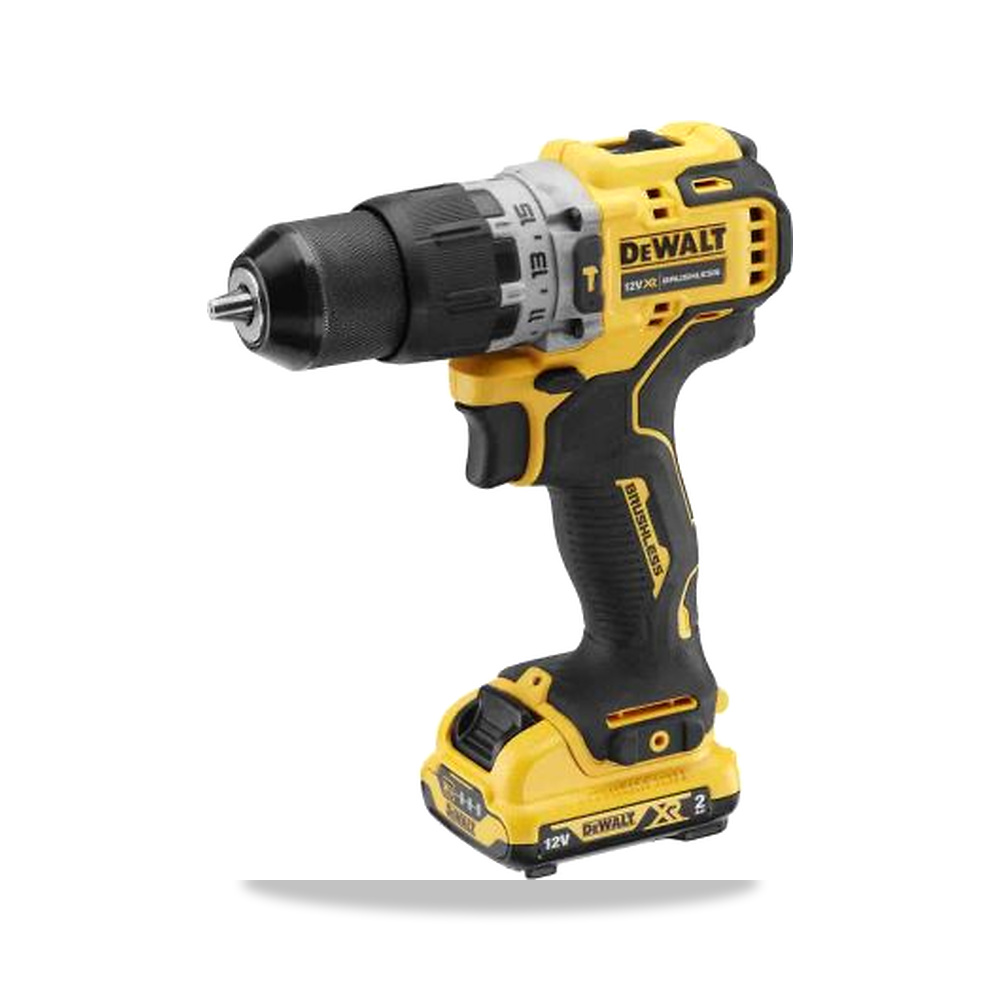 صورة منتج مثقاب دريل دقاق لاسلكي بدون فحمات (Brushless) 12 فولت 250 واط 10 مم DeWALT موديل DCD706D2-GB - كود الصنف reemco-2027-0251455 - ماركة يباع من خلال reemco - توريد وتصوير حصري لشركة ريمكو القابضة السعودية