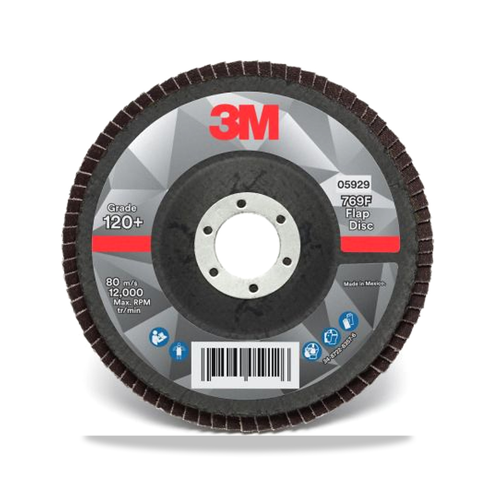 صورة منتج قرص صنفرة وتجليخ مروحية (Flap Disc) ألومنيوم 150 مم 3 متر 3M موديل 7100239224 – نوع الخامة Polyester – نوع الخامة Aluminium Oxide - كود الصنف reemco-2027-0258068 - ماركة يباع من خلال reemco - توريد وتصوير حصري لشركة ريمكو القابضة السعودية