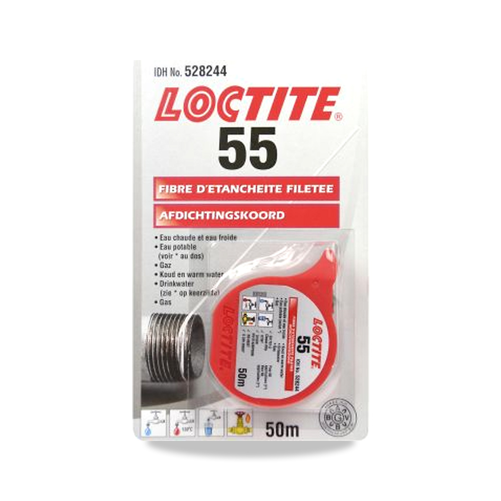 صورة منتج ماسورة وأنبوب معجون وعازل مانع للتسرب ماسورة وأنبوب معجون وعازل مانع للتسرب Loctite موديل LOCTITE 55 Blister 50M - كود الصنف reemco-2027-0258785 - ماركة يباع من خلال reemco - توريد وتصوير حصري لشركة ريمكو القابضة السعودية