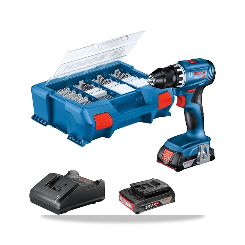 صورة منتج مثقاب دريل لاسلكي مشبك تثبيت بدون فحمات (Brushless) 18 فولت 13 مم 159 مم Bosch موديل 06019K3205 - كود الصنف reemco-2027-0264280 - ماركة يباع من خلال reemco - توريد وتصوير حصري لشركة ريمكو القابضة السعودية