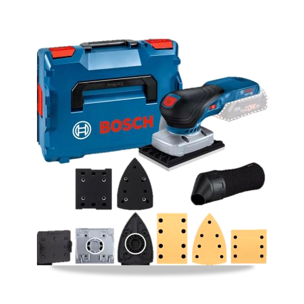 صورة منتج ماكينة صنفرة ترددية مدارية لاسلكي بدون فحمات (Brushless) 18 فولت 1.6 مم Bosch موديل 06019L0101 - كود الصنف reemco-2027-0264288 - ماركة يباع من خلال reemco - توريد وتصوير حصري لشركة ريمكو القابضة السعودية