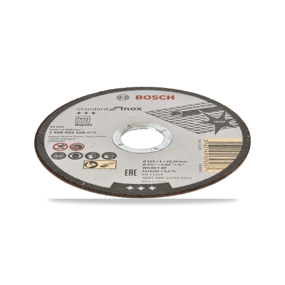 صورة منتج صاروخ جلخ وقص زاوية منشار قطع شفرة وسلاح قطع Bosch موديل 2608603169 - كود الصنف reemco-2027-0265591 - ماركة يباع من خلال reemco - توريد وتصوير حصري لشركة ريمكو القابضة السعودية