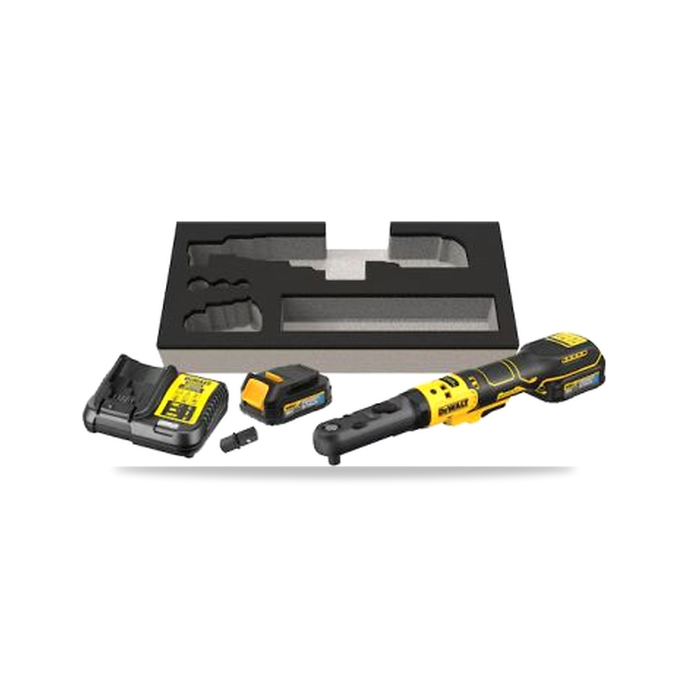 صورة منتج مفتاح ربط صدمي (Impact Wrench) لاسلكي بطارية 18 فولت 1.7 أمبير ساعة 2 بوصة 4.0 أمبير ساعة DeWALT موديل DCF510E2G-QW - كود الصنف reemco-2027-0266022 - ماركة يباع من خلال reemco - توريد وتصوير حصري لشركة ريمكو القابضة السعودية