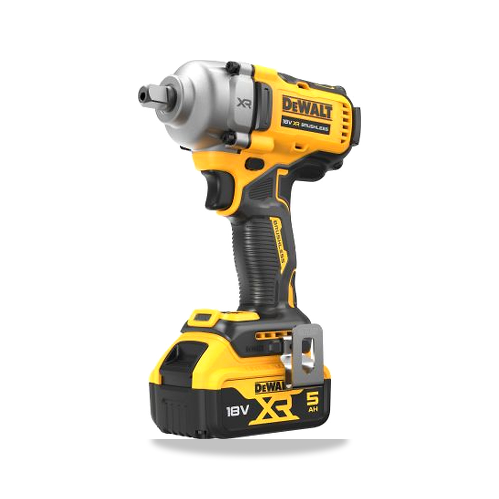 صورة منتج مفتاح ربط صدمي (Impact Wrench) لاسلكي بدون فحمات (Brushless) 18 فولت 5 أمبير ساعة 2 بوصة DeWALT موديل DCF892P2T-GB - كود الصنف reemco-2027-0266023 - ماركة يباع من خلال reemco - توريد وتصوير حصري لشركة ريمكو القابضة السعودية