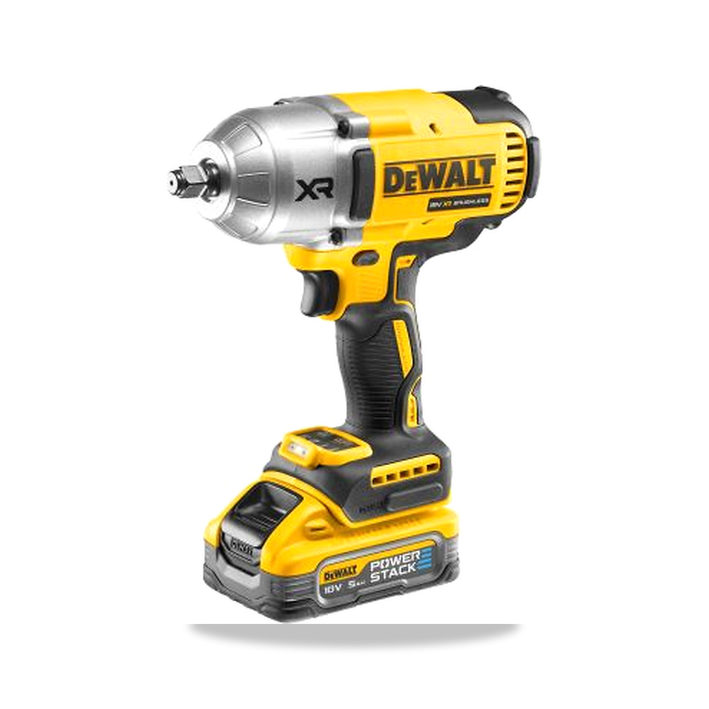 صورة منتج مفتاح ربط صدمي (Impact Wrench) لاسلكي 18 فولت 5 أمبير ساعة 2 بوصة DeWALT موديل DCF900H2T-QW - كود الصنف reemco-2027-0266030 - ماركة يباع من خلال reemco - توريد وتصوير حصري لشركة ريمكو القابضة السعودية