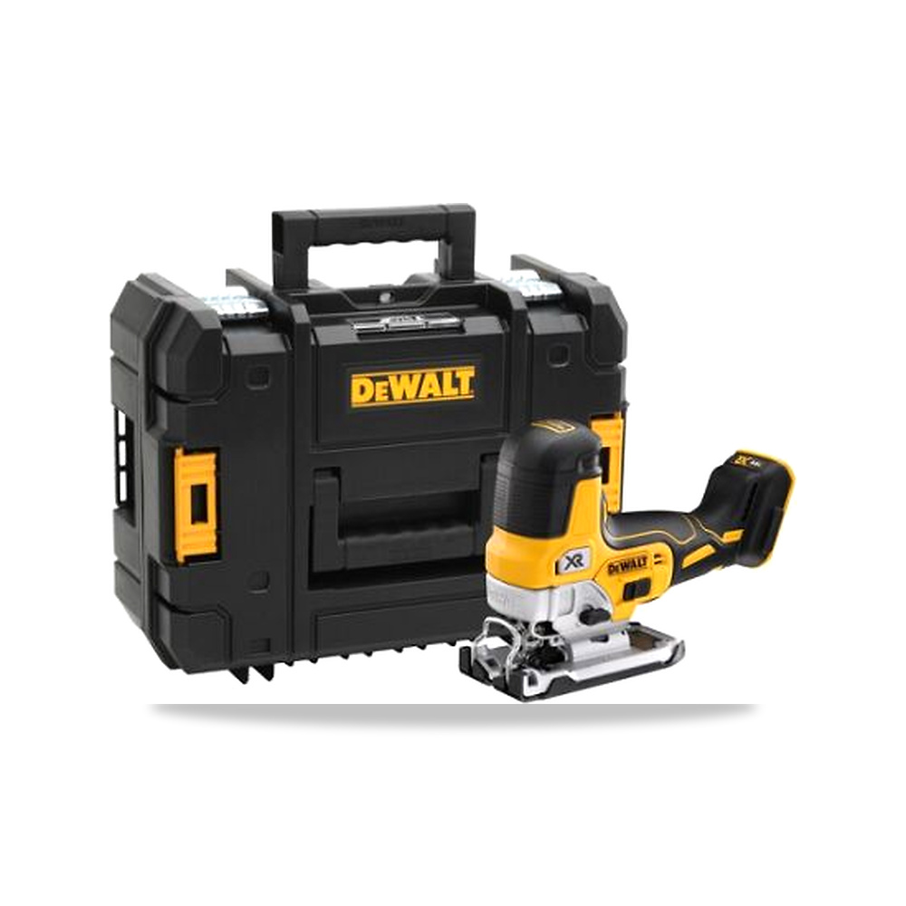 صورة منتج منشار ترددي أركت لاسلكي بدون فحمات (Brushless) 18 فولت 135 مم DeWALT موديل DCS335NT-XJ – 26.0 مم - كود الصنف reemco-2027-0266141 - ماركة يباع من خلال reemco - توريد وتصوير حصري لشركة ريمكو القابضة السعودية