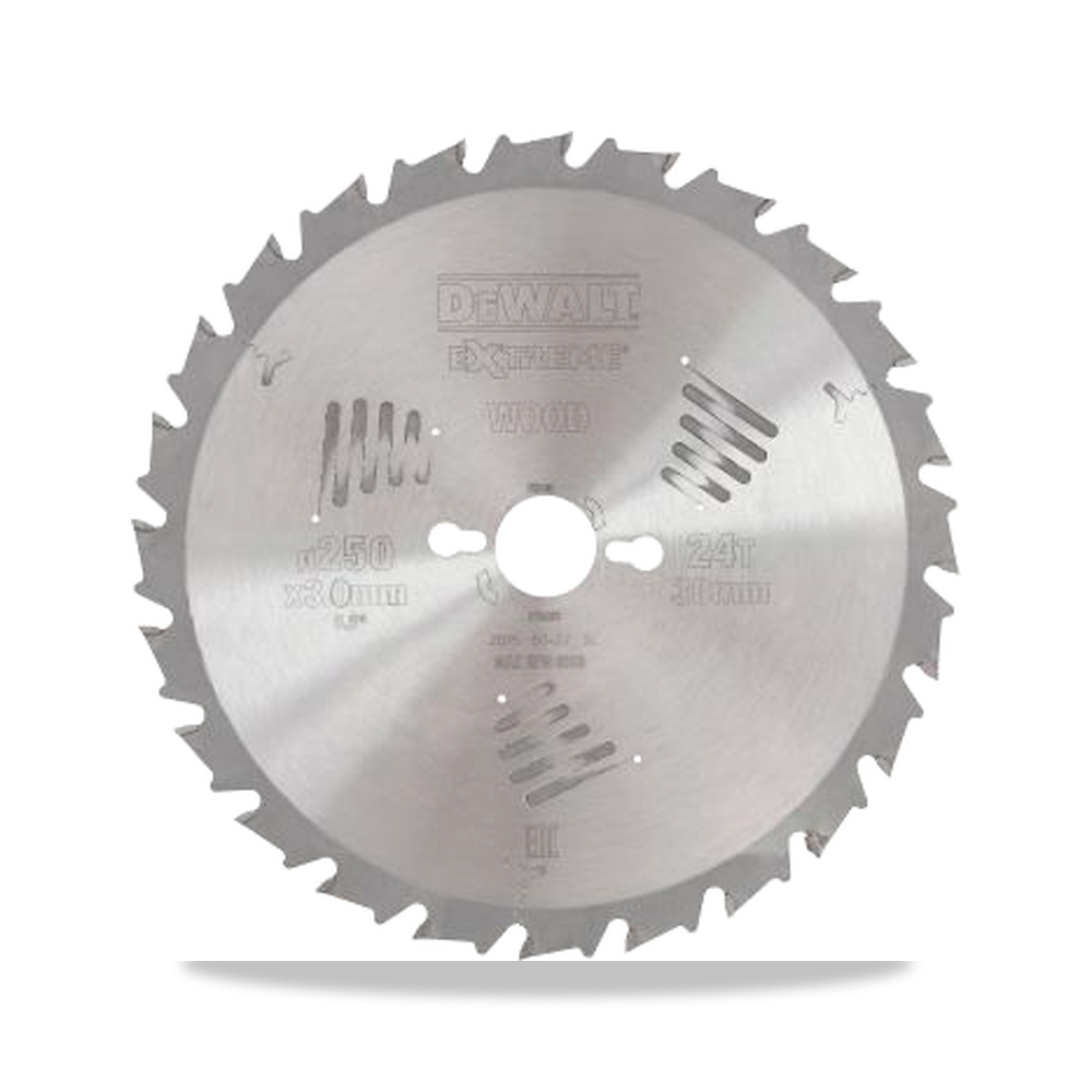 صورة منتج منشار دائري كهربائي خشب شفرة وسلاح قطع 250 مم DeWALT موديل DT4301-QZ – 30 مم – نوع الخامة Carbide - كود الصنف reemco-2027-0266397 - ماركة يباع من خلال reemco - توريد وتصوير حصري لشركة ريمكو القابضة السعودية
