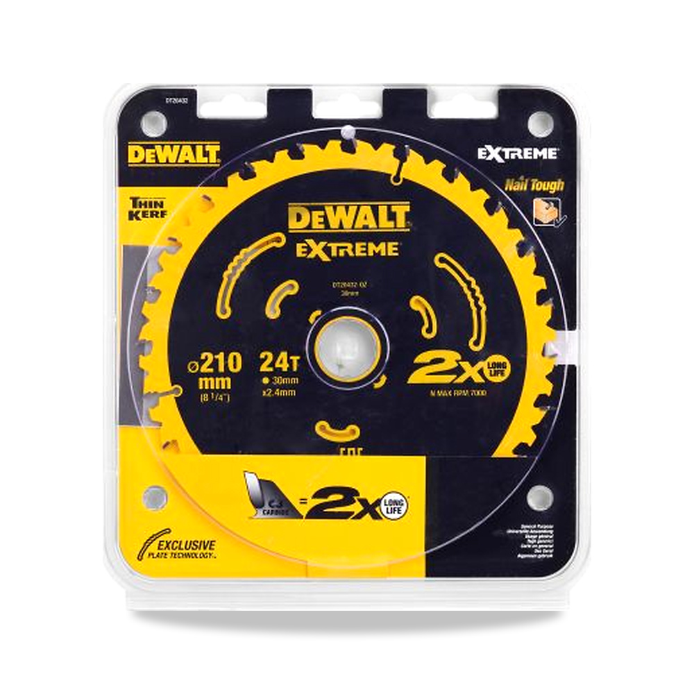 صورة منتج منشار دائري كهربائي خشب شفرة وسلاح قطع 210 مم DeWALT موديل DT20432-QZ - كود الصنف reemco-2027-0266400 - ماركة يباع من خلال reemco - توريد وتصوير حصري لشركة ريمكو القابضة السعودية