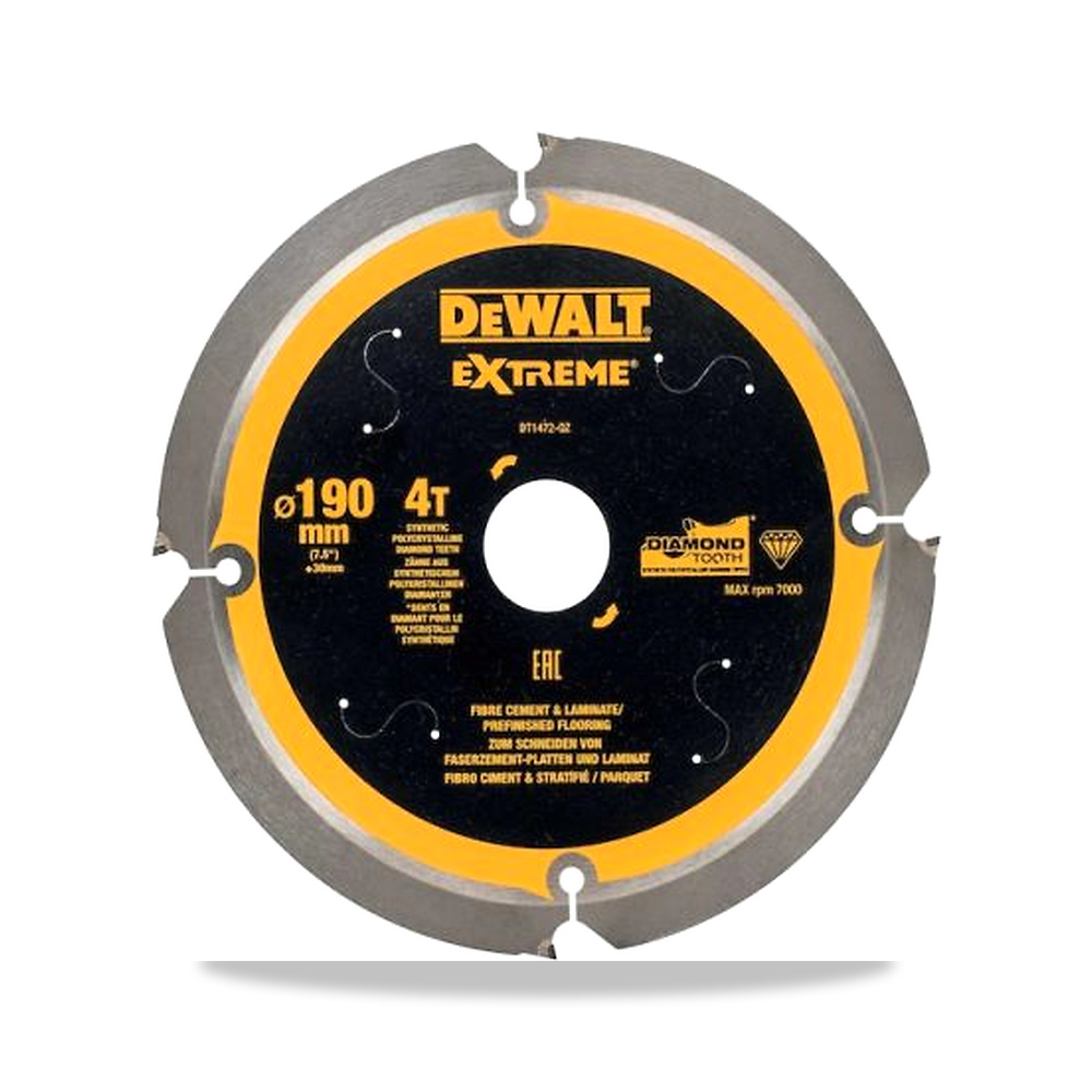 صورة منتج منشار دائري كهربائي شفرة وسلاح قطع 190 مم DeWALT موديل DT1472-QZ – نوع الخامة Diamond Tip - كود الصنف reemco-2027-0266448 - ماركة يباع من خلال reemco - توريد وتصوير حصري لشركة ريمكو القابضة السعودية