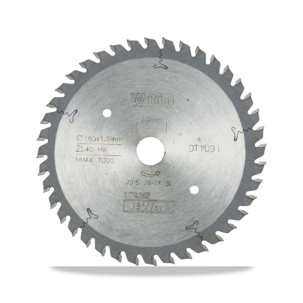 صورة منتج منشار دائري كهربائي شفرة وسلاح قطع 165 مم DeWALT موديل DT1091-QZ – نوع الخامة Carbide - كود الصنف reemco-2027-0266451 - ماركة يباع من خلال reemco - توريد وتصوير حصري لشركة ريمكو القابضة السعودية