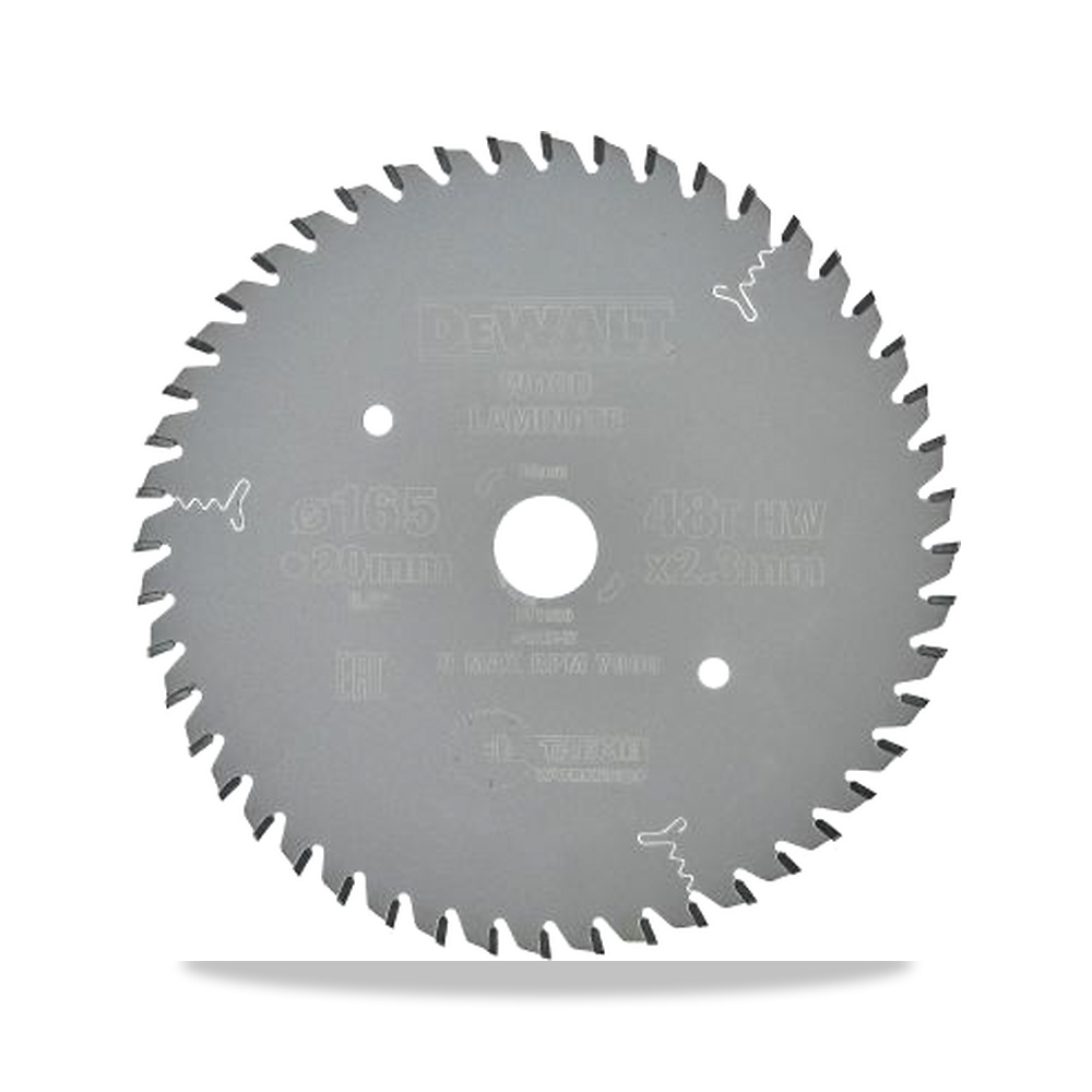 صورة منتج منشار دائري كهربائي شفرة وسلاح قطع 165 مم DeWALT موديل DT1086-QZ – 20 مم – نوع الخامة Carbide - كود الصنف reemco-2027-0266469 - ماركة يباع من خلال reemco - توريد وتصوير حصري لشركة ريمكو القابضة السعودية