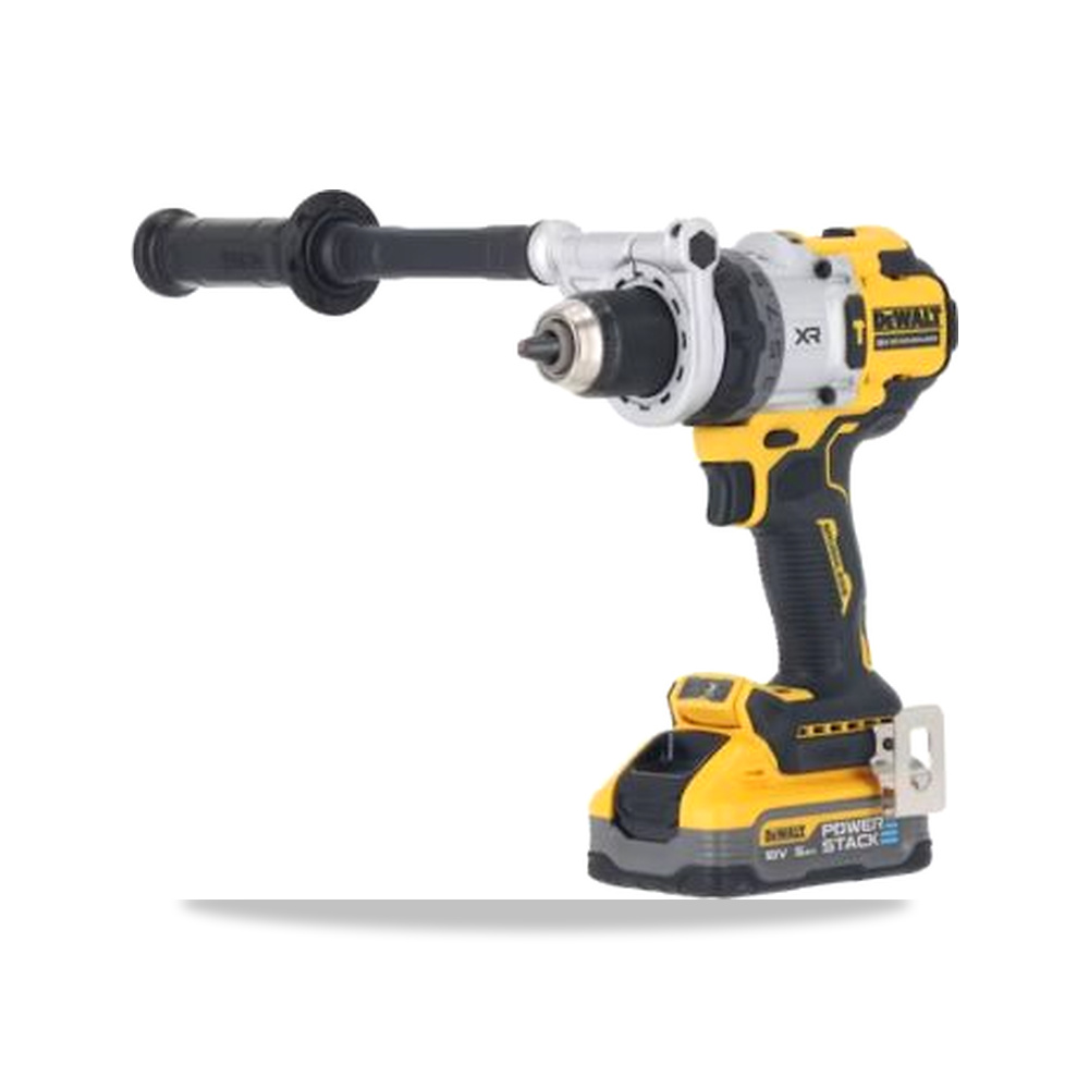 صورة منتج مثقاب دريل مطرقي دوار (هيلتي) بدون فحمات (Brushless) 18 فولت 13 مم DeWALT موديل DCD1007H2T-QW - كود الصنف reemco-2027-0266920 - ماركة يباع من خلال reemco - توريد وتصوير حصري لشركة ريمكو القابضة السعودية