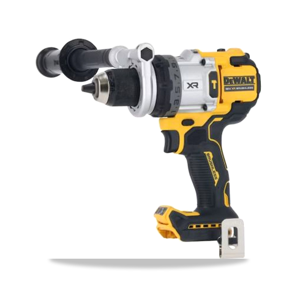 صورة منتج مثقاب دريل مطرقي دوار (هيلتي) بدون فحمات (Brushless) 18 فولت 13 مم DeWALT موديل DCD1007NT-XJ - كود الصنف reemco-2027-0266923 - ماركة يباع من خلال reemco - توريد وتصوير حصري لشركة ريمكو القابضة السعودية