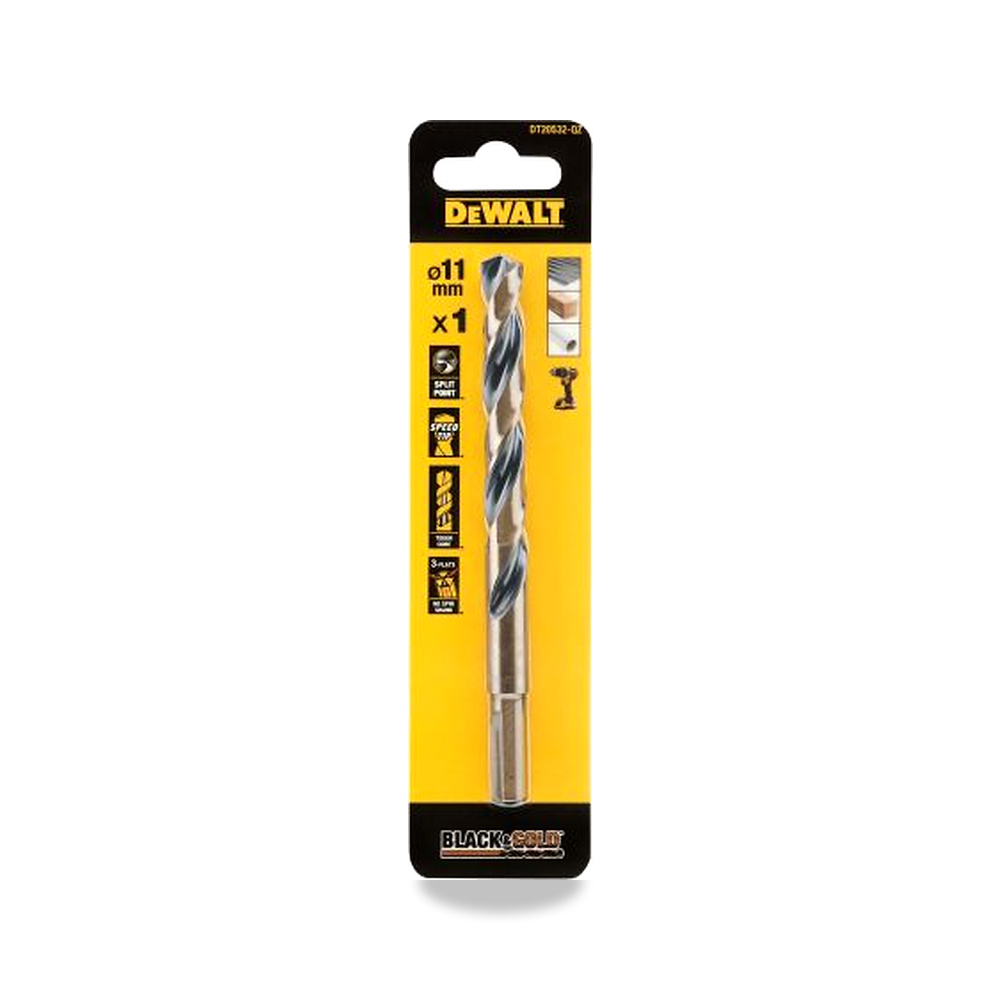 صورة منتج ريشة وبنطة ثقب 11 مم DeWALT موديل DT20532-QZ – نوع الخامة HSS - كود الصنف reemco-2027-0267214 - ماركة يباع من خلال reemco - توريد وتصوير حصري لشركة ريمكو القابضة السعودية