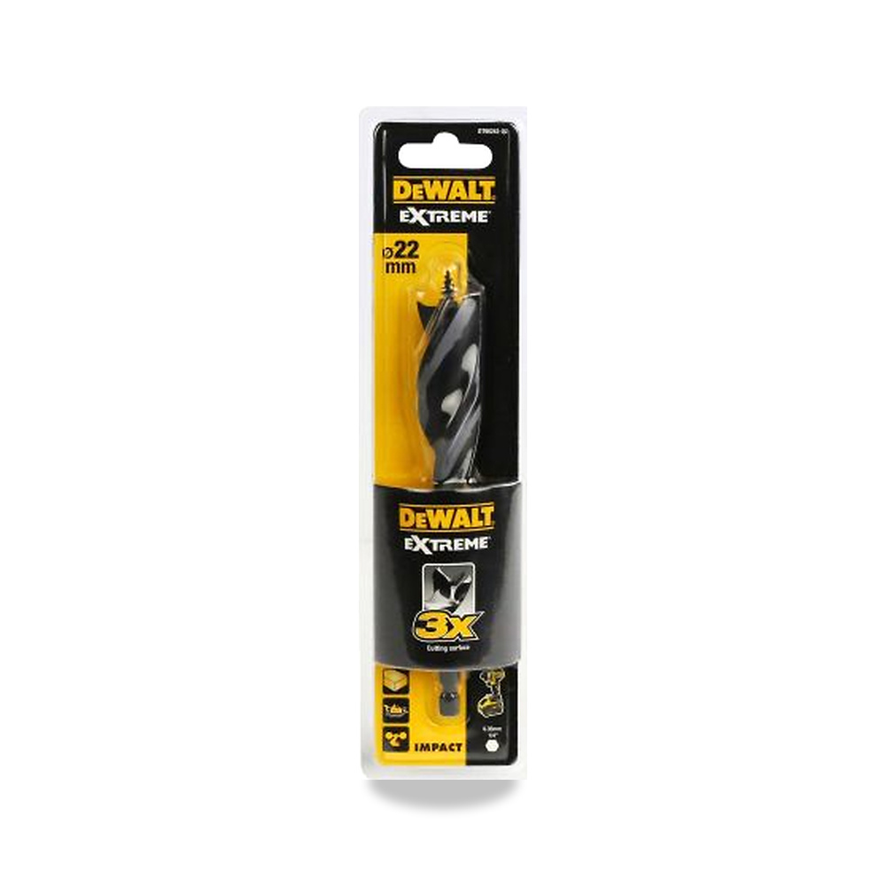 صورة منتج ريشة وبنطة ثقب خشب 22 مم 152 مم DeWALT موديل DT90242-QZ - كود الصنف reemco-2027-0267657 - ماركة يباع من خلال reemco - توريد وتصوير حصري لشركة ريمكو القابضة السعودية