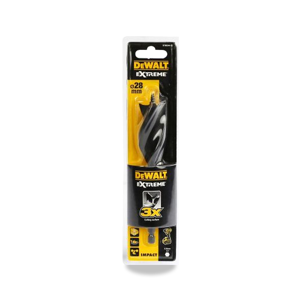 صورة منتج ريشة وبنطة ثقب خشب 28 مم 152 مم DeWALT موديل DT90244-QZ - كود الصنف reemco-2027-0267664 - ماركة يباع من خلال reemco - توريد وتصوير حصري لشركة ريمكو القابضة السعودية