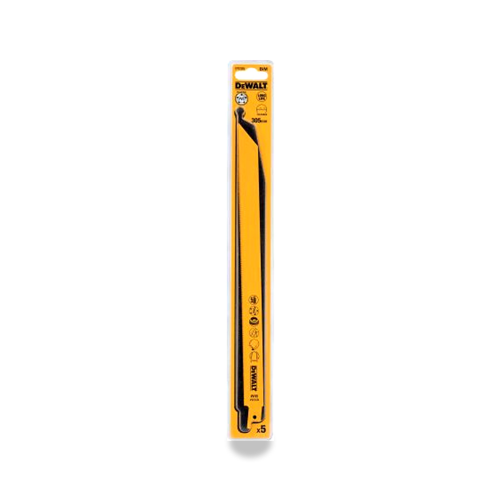 صورة منتج منشار ترددي (منشار سيف) شفرة وسلاح قطع 305 مم 38 سم DeWALT موديل DT2355-QZ – نوع الخامة Bi-Metal - كود الصنف reemco-2027-0267743 - ماركة يباع من خلال reemco - توريد وتصوير حصري لشركة ريمكو القابضة السعودية