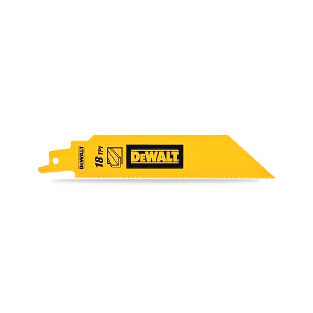 صورة منتج منشار ترددي (منشار سيف) شفرة وسلاح قطع 152 مم DeWALT موديل DT2404-QZ – 4.8 سم – نوع الخامة Bi-Metal - كود الصنف reemco-2027-0267750 - ماركة يباع من خلال reemco - توريد وتصوير حصري لشركة ريمكو القابضة السعودية