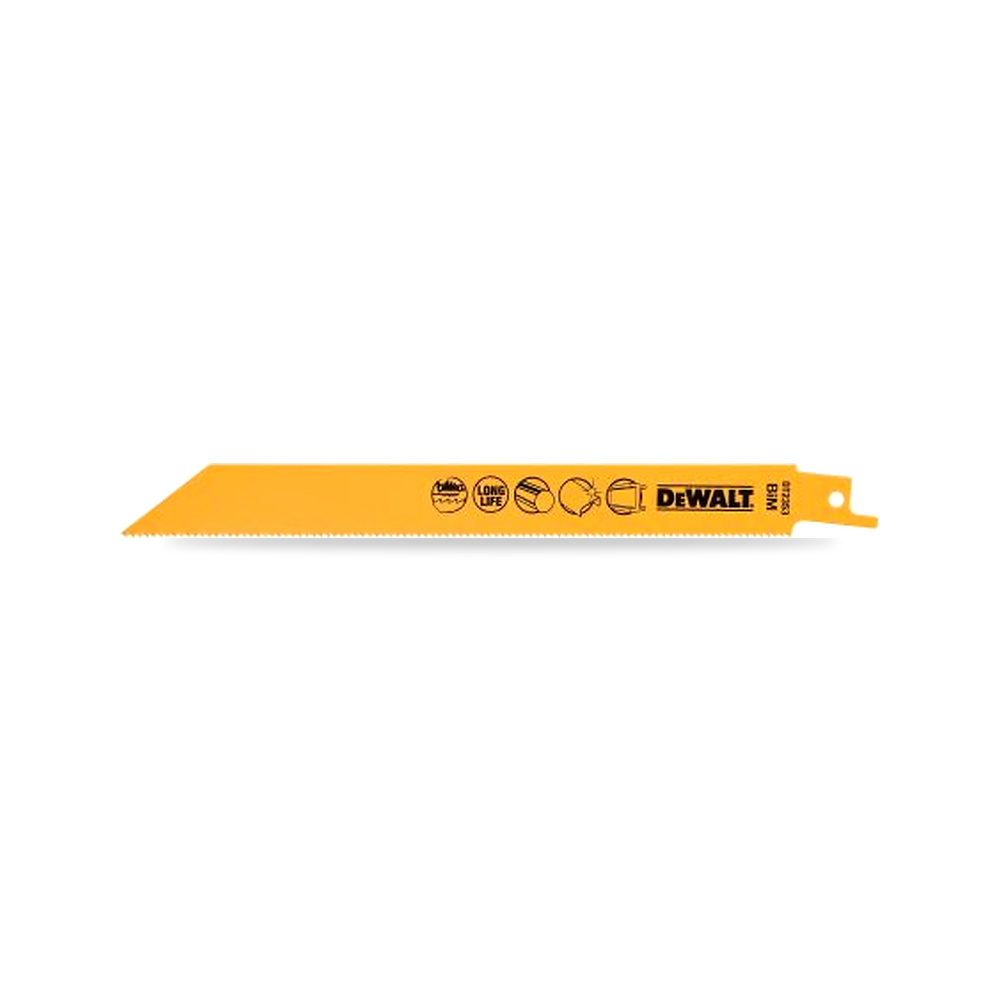 صورة منتج منشار ترددي (منشار سيف) فولاذ كربوني شفرة وسلاح قطع 460 مم DeWALT موديل DT2353-QZ – 275 مم – نوع الخامة Bi-Metal - كود الصنف reemco-2027-0267956 - ماركة يباع من خلال reemco - توريد وتصوير حصري لشركة ريمكو القابضة السعودية