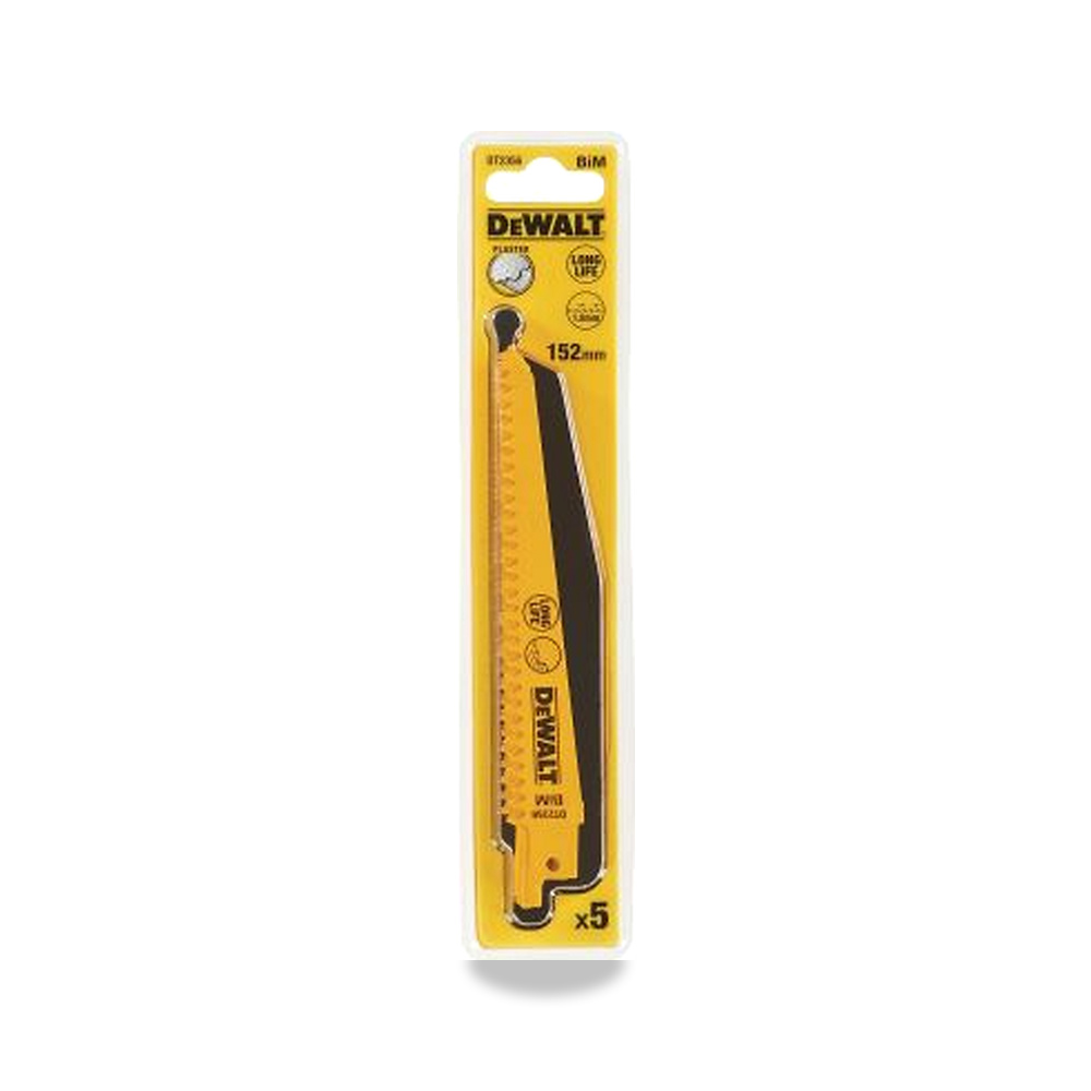 صورة منتج منشار ترددي (منشار سيف) شفرة وسلاح قطع 152 مم DeWALT موديل DT2356-QZ – نوع الخامة Bi-Metal - كود الصنف reemco-2027-0267976 - ماركة يباع من خلال reemco - توريد وتصوير حصري لشركة ريمكو القابضة السعودية
