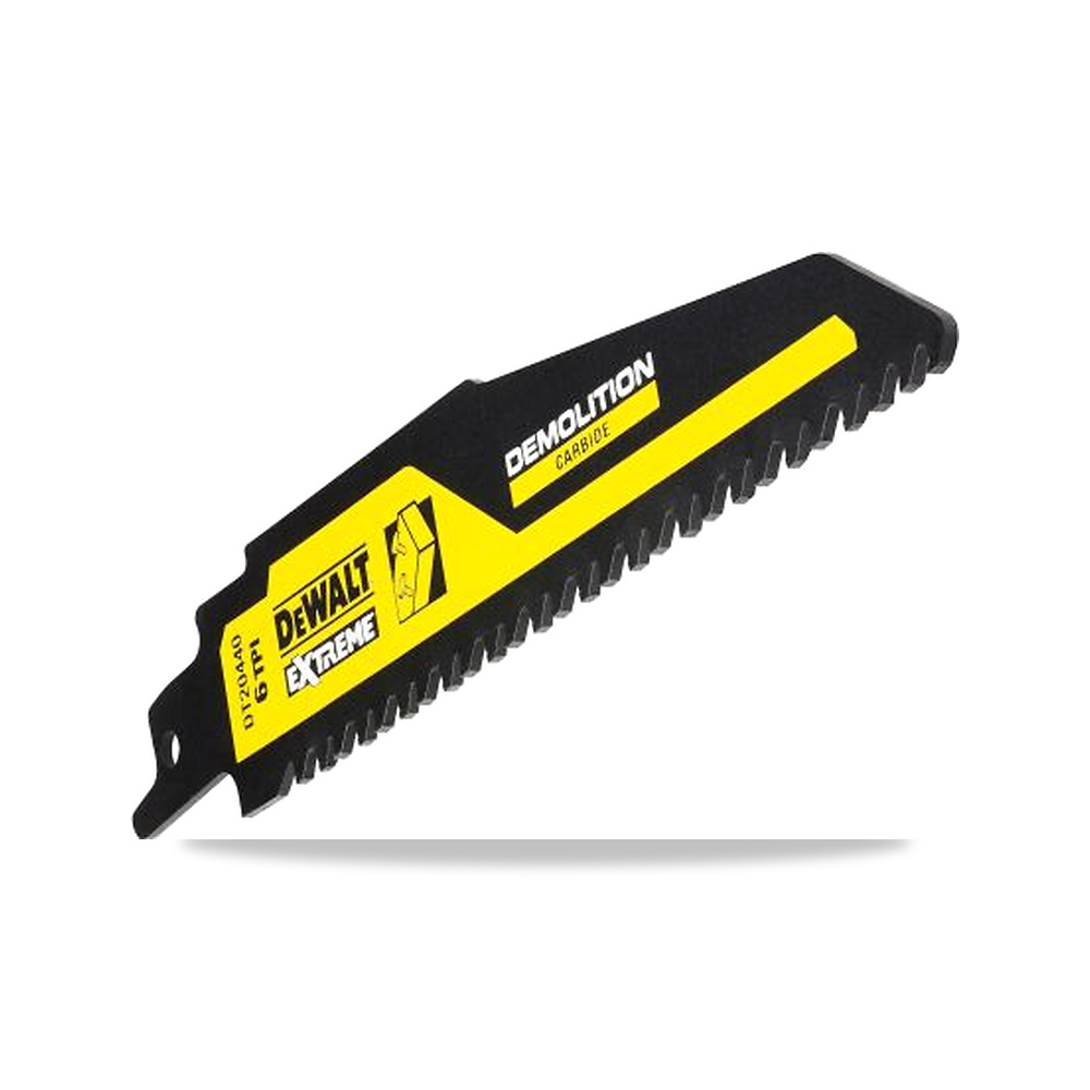 صورة منتج منشار ترددي (منشار سيف) خشب شفرة وسلاح قطع 152 مم DeWALT موديل DT20440-QZ – 5.5 سم – نوع الخامة Metal - كود الصنف reemco-2027-0267980 - ماركة يباع من خلال reemco - توريد وتصوير حصري لشركة ريمكو القابضة السعودية