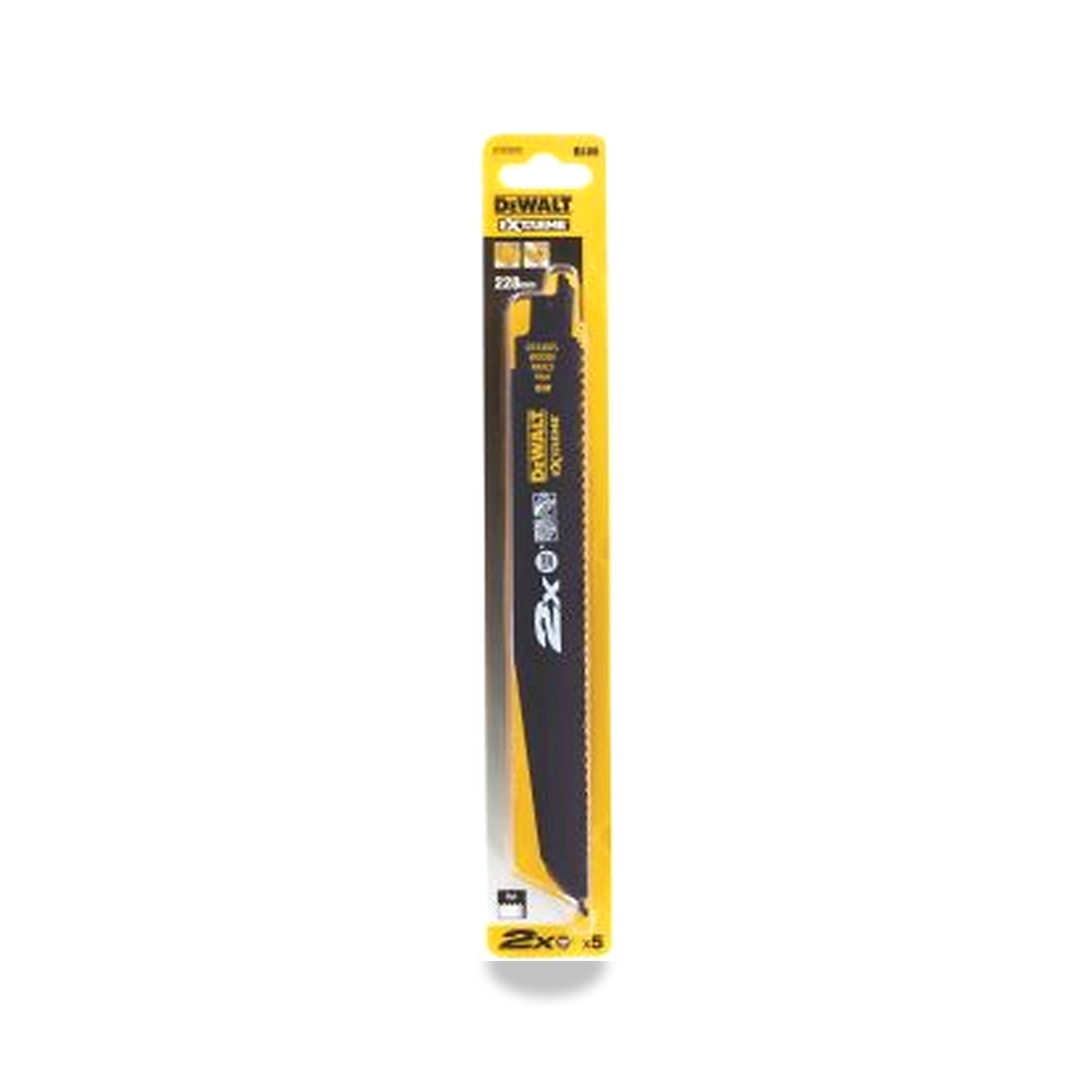 صورة منتج منشار ترددي (منشار سيف) خشب شفرة وسلاح قطع 228 مم DeWALT موديل DT2307L-QZ – نوع الخامة Bi-Metal - كود الصنف reemco-2027-0267986 - ماركة يباع من خلال reemco - توريد وتصوير حصري لشركة ريمكو القابضة السعودية